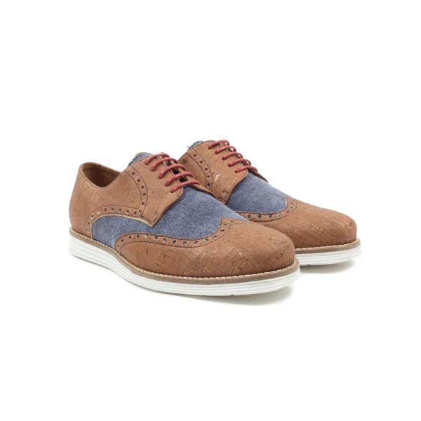Denim cork shoes